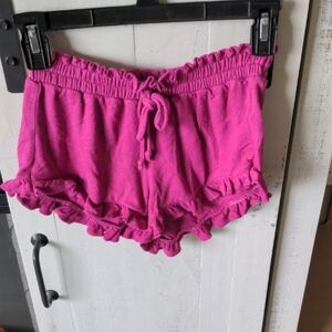 Aeropostale Pink Ruffle Sleep Shorts
